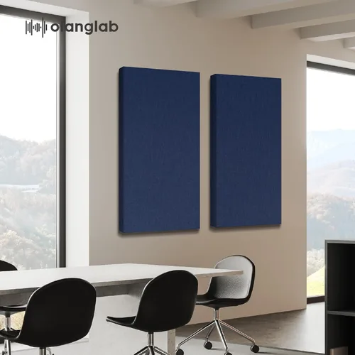 Miniatura 7 de Olanglab Paneles de pared acústicos absorbentes de sonido, 2 unidades, paneles de amortiguación de sonido de fibra de vidrio de 2 pulgadas, 24 x 48