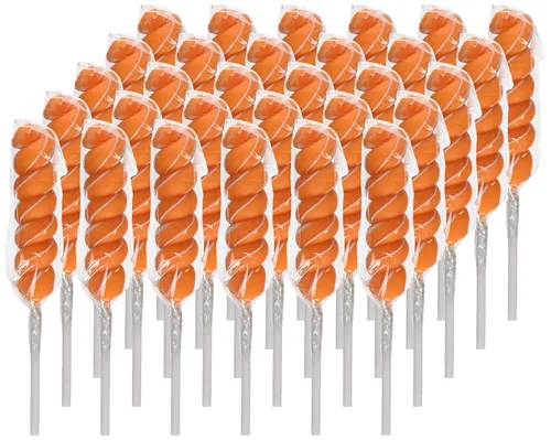 Miniatura 3 de Bote de piruletas de Colorsplash Lollipops (30 piruletas), 12.69 onzas, sabor a naranja