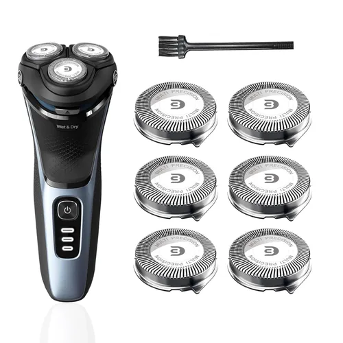 Miniatura 7 de Cabezales de repuesto SH30 para afeitadoras Philips Noreloc Series 3000, 2000, 1000 y S738 Click and Style, cuchillas para cuchillas Norelco S1560