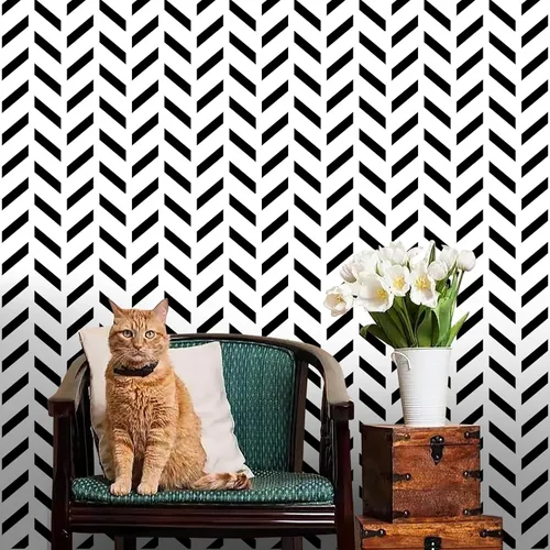 Miniatura 10 de Papel de contacto con puntos blancos y negros, papel tapiz con diseño de vaca para despegar y pegar, autoadhesivo, lindo papel de pared extraíble