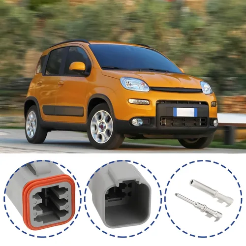 Miniatura 2 de ECSiNG Kit de conector eléctrico impermeable de 6 pines DT04-6P DT06-6S compatible con Deutsch compatible con enchufe sellado automotriz de la serie