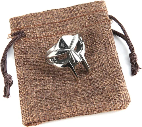 Miniatura 5 de HZMAN - Casco para hombre, estilo gótico y punk, acero inoxidable, diseño de máscara espartana, estilo nórdico, pagano, vikingo