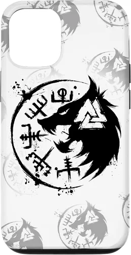 Miniatura 27 de iPhone 14 Plus Fenrir Wolf Fenris-Wolf - Viking Vegvisir Valknut Case