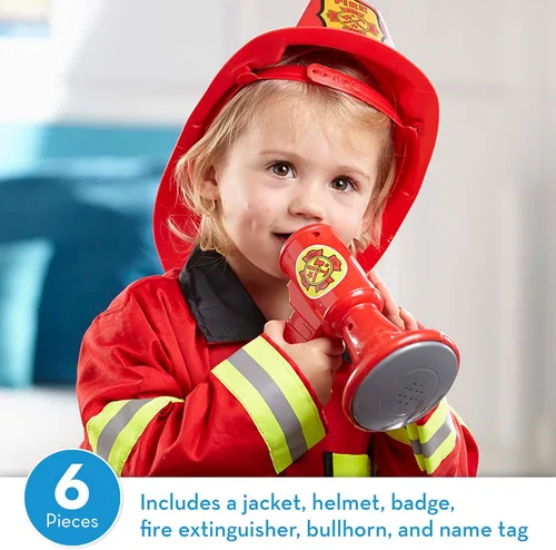 Miniatura 2 de Melissa & Doug Fire Chief Role Play Costume Dress-Up Set