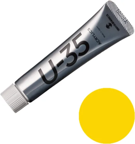 Miniatura 2 de U-35 Hansa Yellow Medium 0.7 fl oz (20 ml) Same Color Set of 3 133 ACRYLICS Acrylic Paint