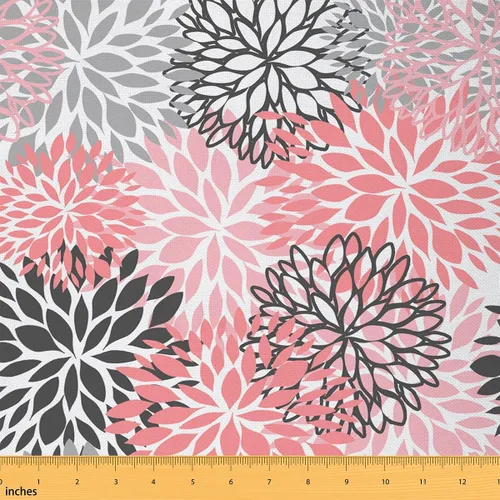 Miniatura 16 de Castle Fairy Diamond Lattice Decorative Fabric Geometric Fishscale Sewing Craft for Girls Women Modern Minimalist Abstract Outdoor Fabric Home DIY