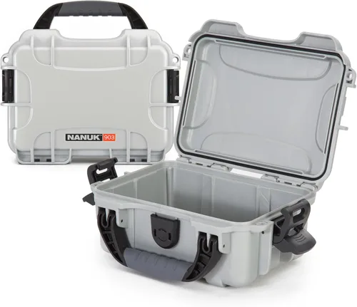 Miniatura 9 de NANUK 903 - Funda rígida con espuma, IP67, impermeable, resistente a los impactos para cámaras compactas y equipos pequeños, a prueba de polvo, 9.1