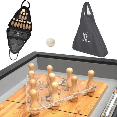 CROWN ME Juego de pasadores de bolos para tejo