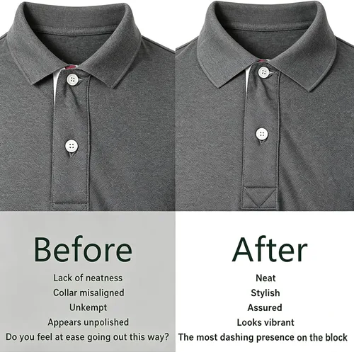 Miniatura 4 de 160 piezas de cuello de camisa, inserciones de cuello de camisa de vestir para camisas de hombre, soporte de cuello de camisa, gran