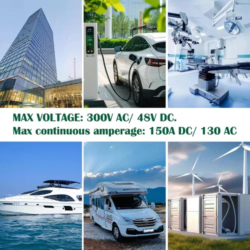 Miniatura 7 de LENKRAD Barras de autobús marinas M6 de 12 V, bloque de distribución de batería impermeable, bloque de terminales de alimentación de 150 A con 2