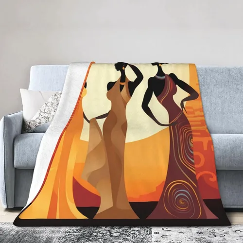 Miniatura 22 de Manta de franela de vellón, manta de Navidad con árbol de nieve y pájaros para cama, manta súper suave y acogedora de 50 x 40 pulgadas