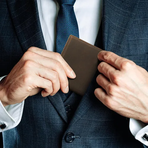 Miniatura 2 de Cartera de viaje para pasaporte para hombre, funda de pasaporte de cuero, con bloqueo Rfid, soporte para pasaporte para parejas, para 2, Porta