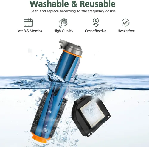 Miniatura 6 de Piezas de repuesto para aspiradora compatibles con Shark RV2310AE AV2310AE RV2310AE RV2320S UR2350AE RV2300S Matrix Robot Aspirador, 1 cepillo, 2