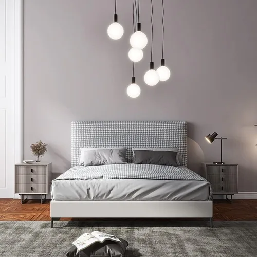 Miniatura 3 de TOMYEUS Mesita de noche Mesita de noche, simple y moderna de tres cajones, mini mesita de noche nórdica pequeña para dormitorio