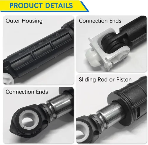 Miniatura 4 de WH01x10343 WH01x20826 Amortiguador de arandela WH01X10343 para arandelas de carga frontal, reduce la vibración y el ruido, reemplazo para sistema