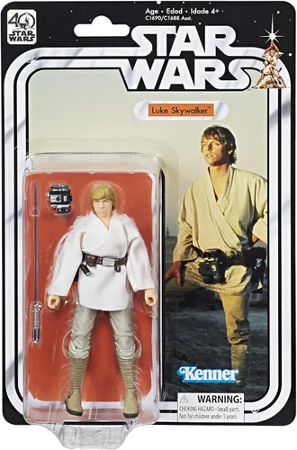 Miniatura 2 de Figura de Star Wars The Black Series 40th Anniversary Luke Skywalker, de 6 pulgadas