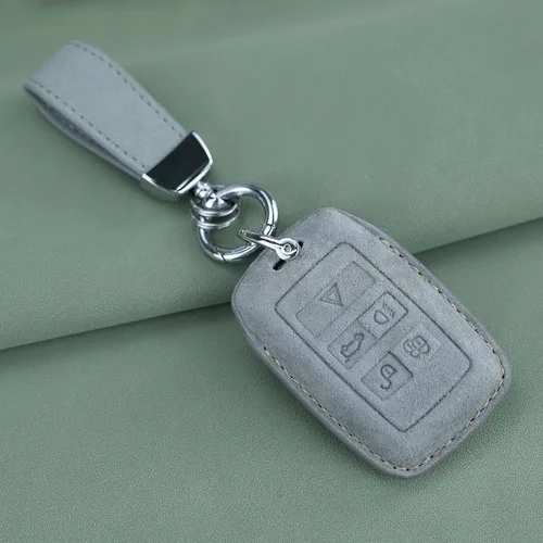 Miniatura 4 de ontto Funda de piel de gamuza suave y duradera para llave de coche, protector completo para Land Rover 2020 en adelante, compatible con Range Rover