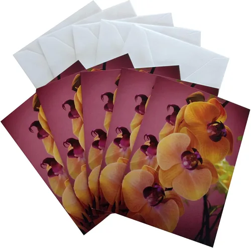 Miniatura 5 de Blank Note Cards Set, Original Art Blank Greeting Cards, Eco Friendly Notecards with Ikebana Flower Photo, Eco Friendly Recycled Paper Stationery