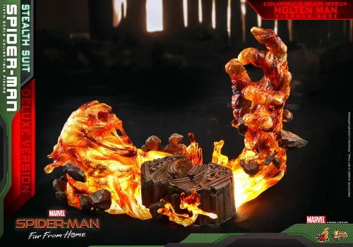 Miniatura 6 de Hot Toys Movie Masterpiece Figura de acción a escala 1/6 Spider-Man (traje sigiloso) MMS541 Lejos de casa versión de lujo Tom Holland