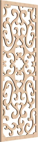 Miniatura 98 de Smithfield Paneles de pared decorativos de madera con calado, 13 3/8 pulgadas de ancho x 34 3/8 pulgadas de alto x 3/8 de alto, roble rojo rojo