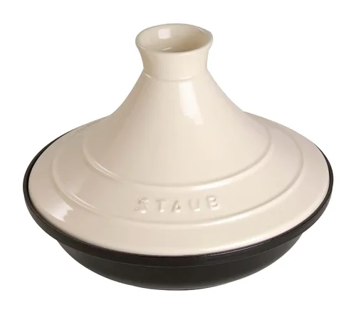 Staub Maceta Tagine de 7.9 in, color marfil