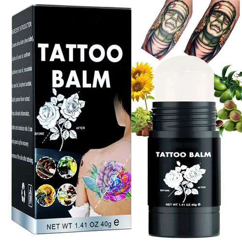 Simple: manteca de tatuaje, bálsamo de cuidado posterior del tatuaje, cuidado del tatuaje, mejora del color que revive tatuajes viejos, hidrata