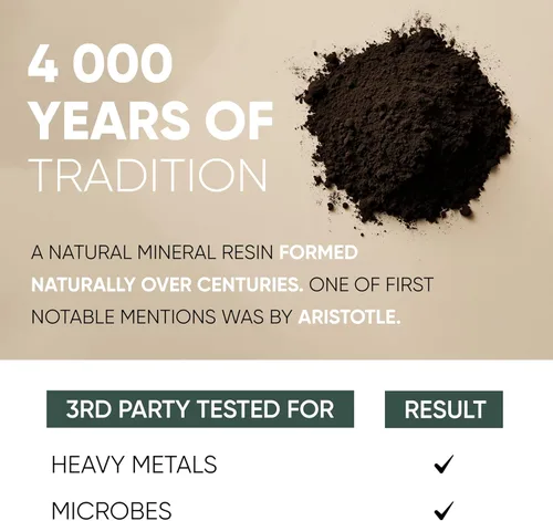 Miniatura 4 de Polvo Shilajit para hombres 10:1 Extracto de 5 onzas, bolsa de 282 porciones de extracto de polvo de ácido fúlvico, suplemento energético de apoyo