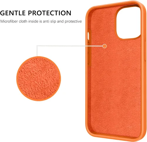 Miniatura 449 de GUAGUA Funda compatible con iPhone 17 Pro Max de 6.9 pulgadas, silicona líquida, goma de gel suave, delgada, forro de microfibra delgada