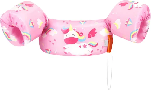 HeySplash Chaleco de Natación para Niños, Flotadores de Piscina para Niños Pequeños, Chaleco de Natación para Niños con Correa Ajustable, Chaqueta