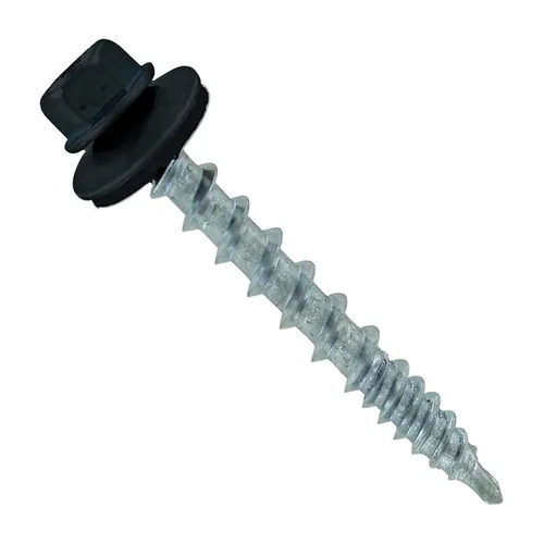 Miniatura 35 de Fasteners Plus ST Fastening Kwikseal Woodbinder Tornillos de Metal a Madera #10 X 1 Burgundy con Arandela de Goma EPDM, 250 Unidades - Diseñados