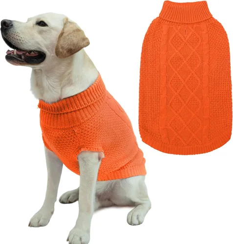 Miniatura 15 de Mihachi Suéteres para Perros Pequeños y Medianos Niña o Niño, Camisa Cálida y Suave para Perros, Abrigo para Perros para Clima Frío con Cuello