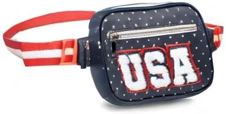 Miniatura 6 de Tipsy Elves American Flag Fanny Packs with Drink Holder - USA Fanny Pack for 4th of July BBQ, Pool Party and Events