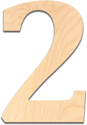 Miniatura 45 de Ampersand - Letras de madera de 6 pulgadas de alto, abedul báltico de 1/4 de pulgada de grosor, decoración de bricolaje pintable, letreros