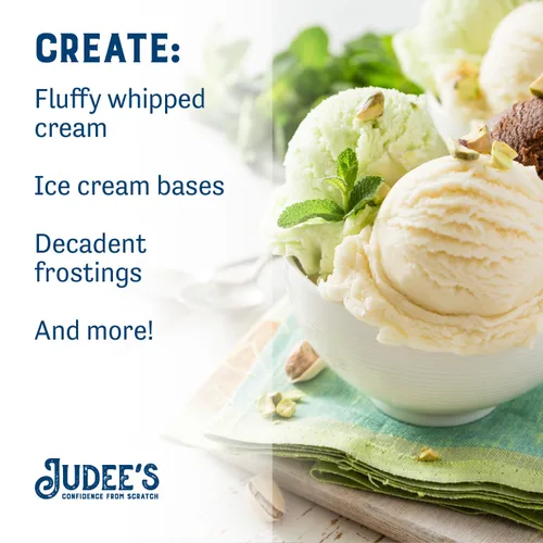 Miniatura 5 de Judee's Gluten Free Crema Espesa en Polvo - Crema para Café en Polvo Apta para Keto - Crema en Polvo Estable en Estantería para Salsas y Sopas