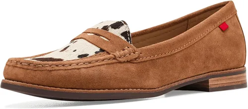 Miniatura 27 de Mocasines Penny de piel auténtica cómodos sin cordones para mujer