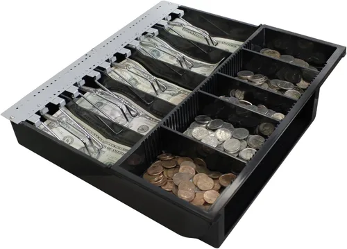 Miniatura 8 de Adesso Cajón de efectivo POS de 13" con bandeja extraíble MRP-13CD