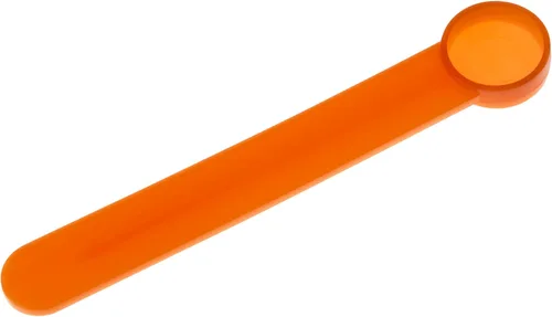 Miniatura 3 de Cuchara de 1/8 cucharadita (1/8 cucharadita de cuchara medidora) de plástico FitPowders (5, naranja)