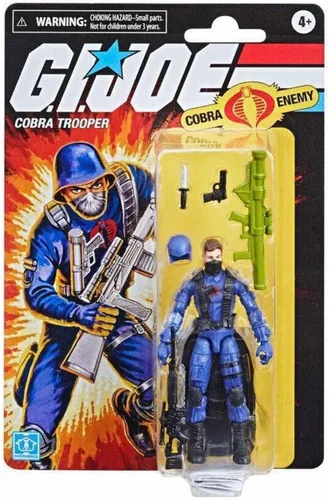 Miniatura 2 de G.I. Joe Retro Cobra Trooper (Cobra Enemy) - Figura de acción exclusiva de 3.75 pulgadas