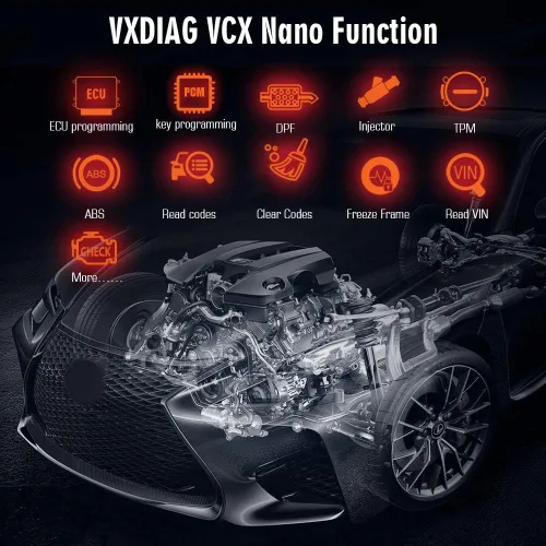 Miniatura 2 de VXDIAG VCX Nano Compatible para Ford/Mazda Herramienta de Diagnóstico 2 en 1 con Herramienta de Programación IDS