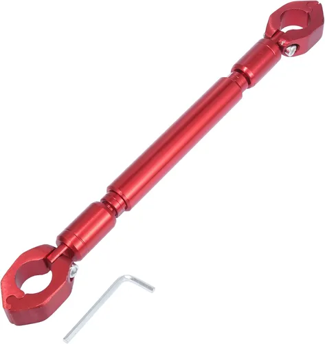 Miniatura 8 de Motoforti 1 Unidades universal 0.866 in aleación de aluminio tono titanio motocicleta equilibrio barra transversal manillar moto reforzar palanca