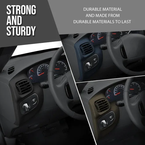 Miniatura 5 de G-PLUS Panel de Moldura del Bisel del Conjunto de Instrumentos Superior Delantero del Tablero con 1 Interruptor de Ventilación de Aire Compatible