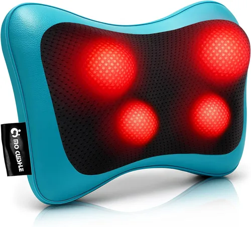Miniatura 12 de Mo Cuishle Masajeador eléctrico Shiatsu de espalda con calor, potente amasamiento 3D para cuello, hombros, alivio del dolor de espalda baja, diseño
