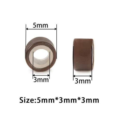 Miniatura 3 de 1000 anillos de microeslabones de silicona de alta calidad, cuentas forradas de 0.197 in para extensiones de cabello con punta I