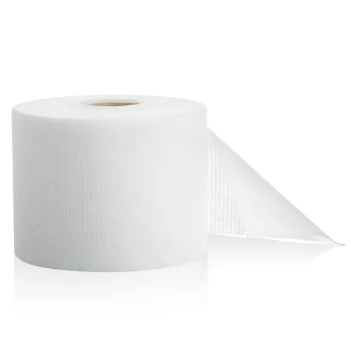 Tondiamo Cinta de techo impermeabilizante de fibra de vidrio de 4 pulgadas x 98 pies, lámina de tela de membrana antifractura, tela de malla de