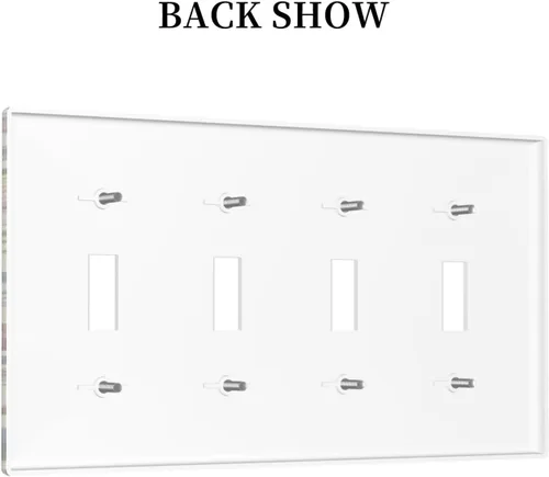 Miniatura 346 de Placa Decorativa de Pared de Granja Rústica con Cuerno de Madera para Puerta de Granero 1 Banda Duplex Cubiertas de Toma Eléctrica Soltera