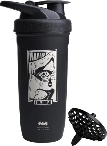 Miniatura 12 de Smartshake DC COMICS Reforce - Botella mezcladora de proteínas de acero inoxidable de 900 ml 30 oz - Tapa a prueba de fugas con rosca - Sin BPA