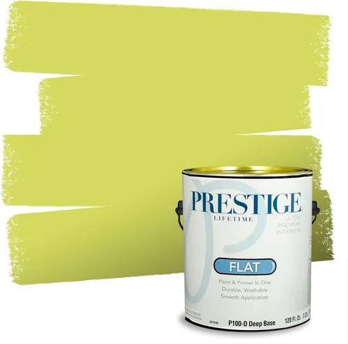 Miniatura 188 de PRESTIGE Paints Exterior Paint and Primer In One, 1-Gallon, Satin, Comparable Match of Benjamin Moore* Royal Linen* 931BM-PCM