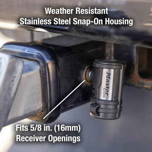 Miniatura 6 de Master Lock 1480DAT Stainless Steel Receiver Lock for 5/8 in. Receiver Hole