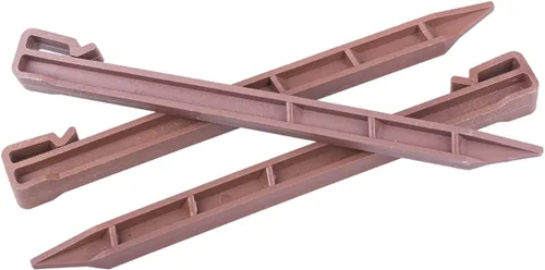Miniatura 3 de Púas de plástico para bordes de paisaje de 10 pulgadas, picos de anclaje para bordes de pavimentación, barreras de malezas, césped, tienda, barrera