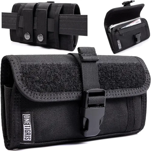 Miniatura 9 de OneTigris Funda táctica para teléfono móvil con correa MOLLE y hebilla de liberación rápida, para iPhone 17/Air/17 Pro/16/16 Pro/15/15 Pro/14 Pro/13